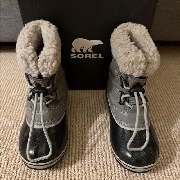 SOREL Yoot Pac Waterproof Insulated Snow Boot in Quarry, Dove Size 11M Toddler - Picture 3 of 7